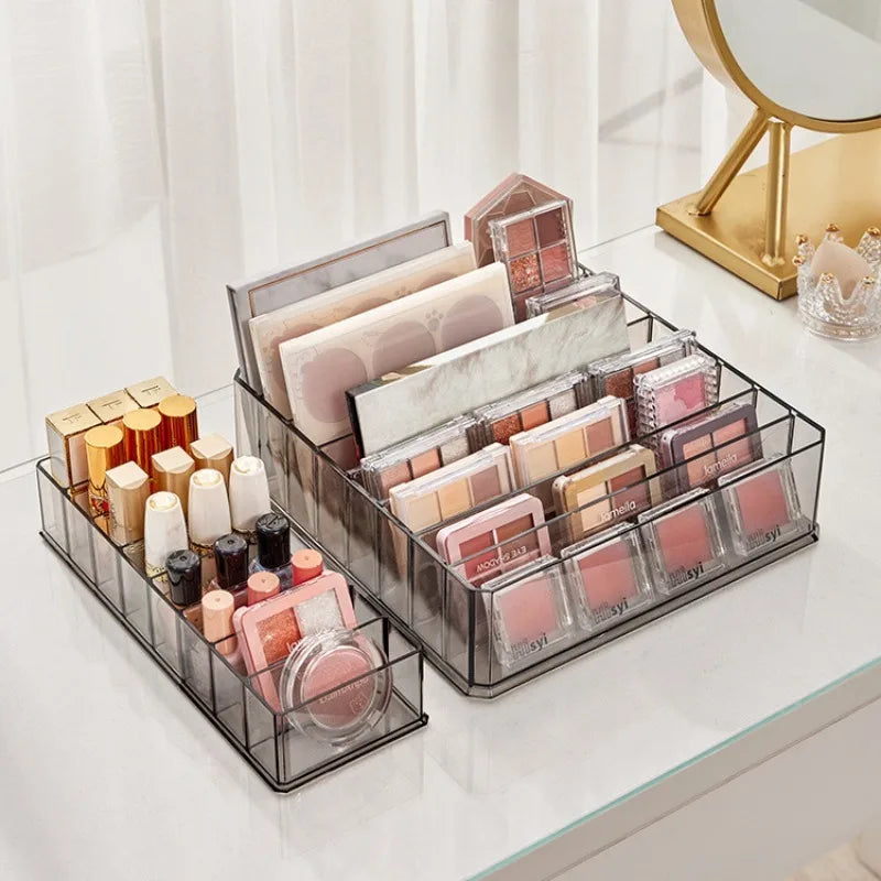 Desktop Cosmetic Organizer – Lipstick, Nail Polish & Palette Storage