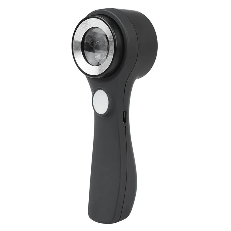 10X Rechargeable LED Magnifying Glass – 3 Light Modes & Scale