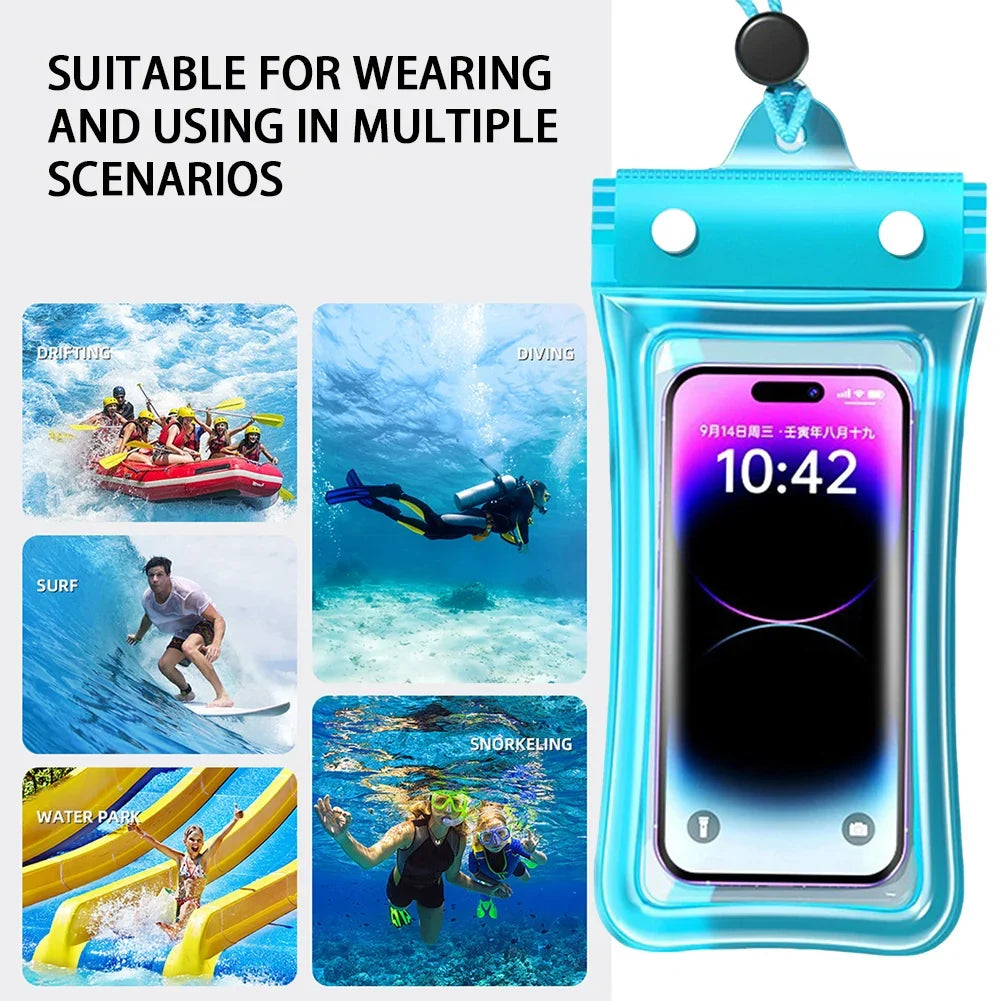 IPX8 Floating Waterproof Phone Pouch | Universal Dry Bag