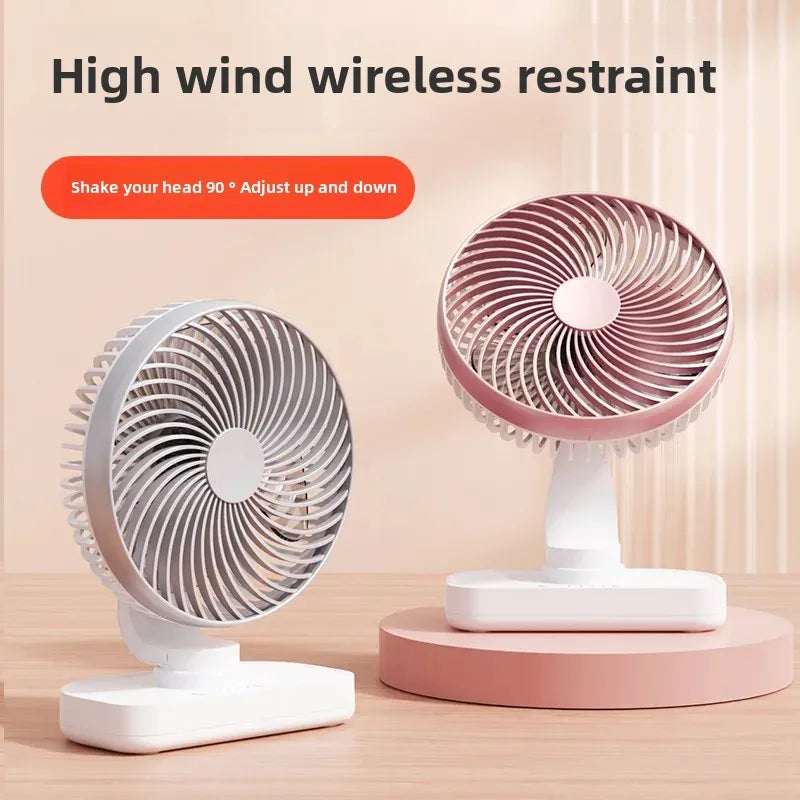 URGGU USB Rechargeable Oscillating Desktop Fan – 7W