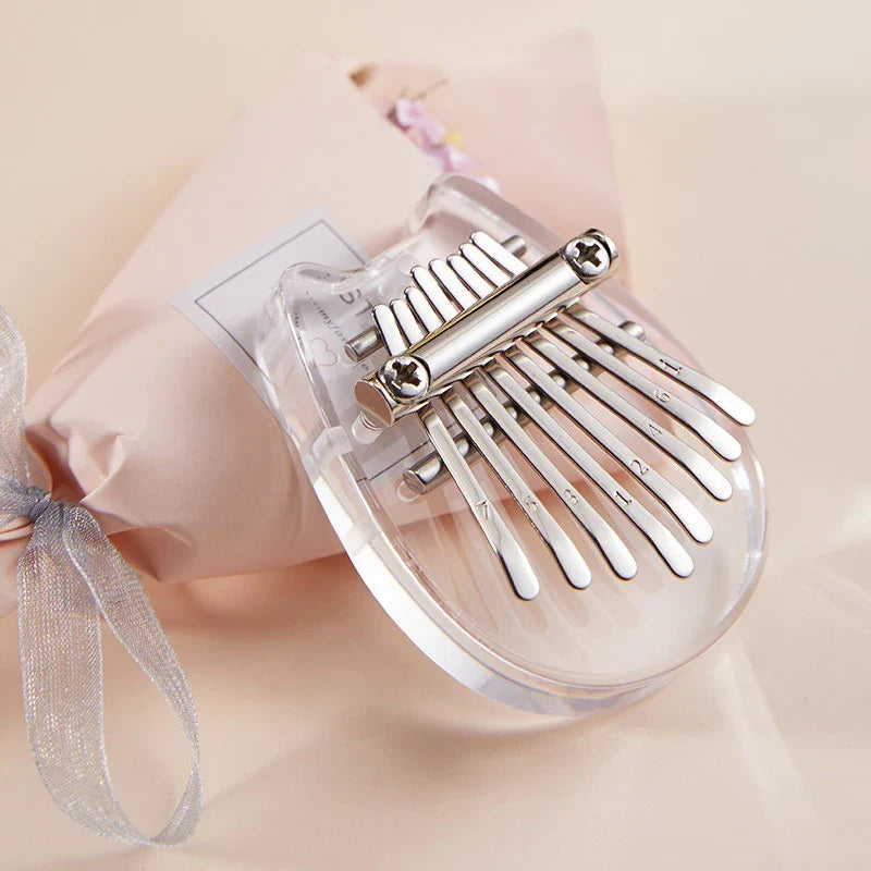 8-Key Mini Kalimba Thumb Piano Keychain – Gift for Kids