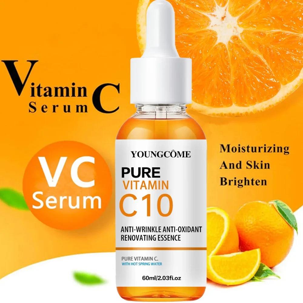 Vitamin C Facial Essence Hyaluronic Acid Dark Skin Brighten Serum