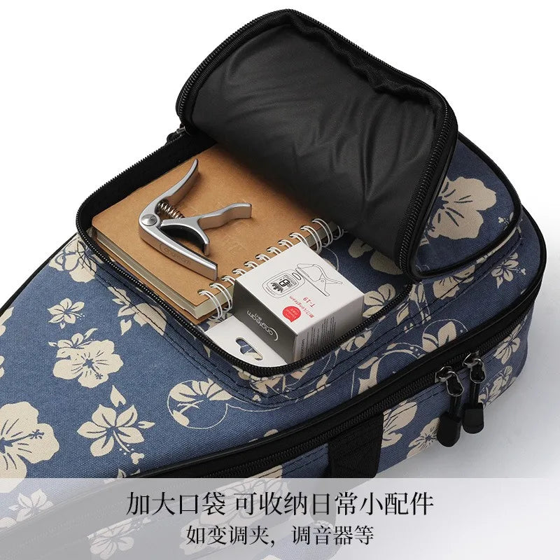 Cotton Thicken Pad Soprano Concert Tenor Baritone Ukulele Bag Guitar