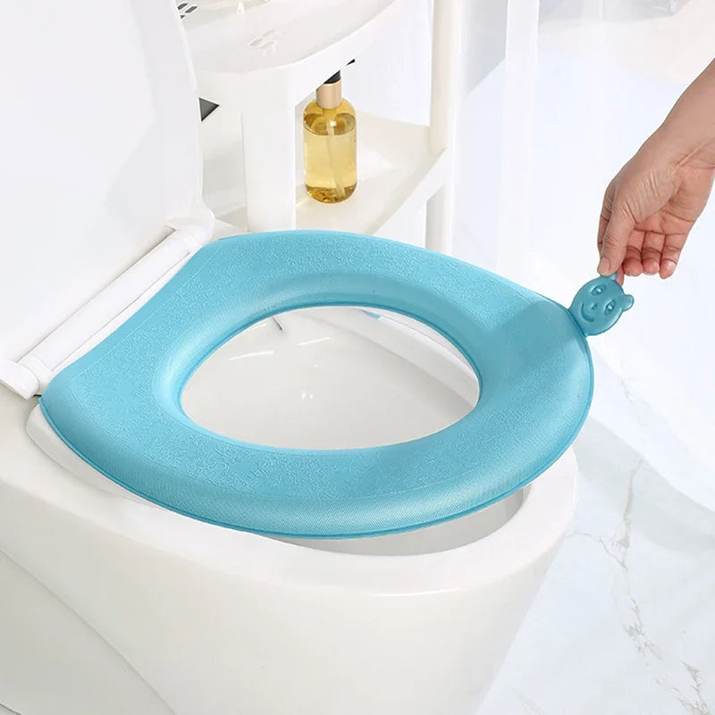 EVA Waterproof Toilet Seat Cover – Thickened Cushion, 4 Colors
