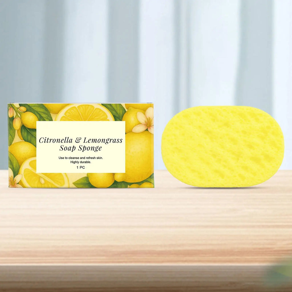 Exfoliating Bath Sponge | Double-Sided Body Scrubber