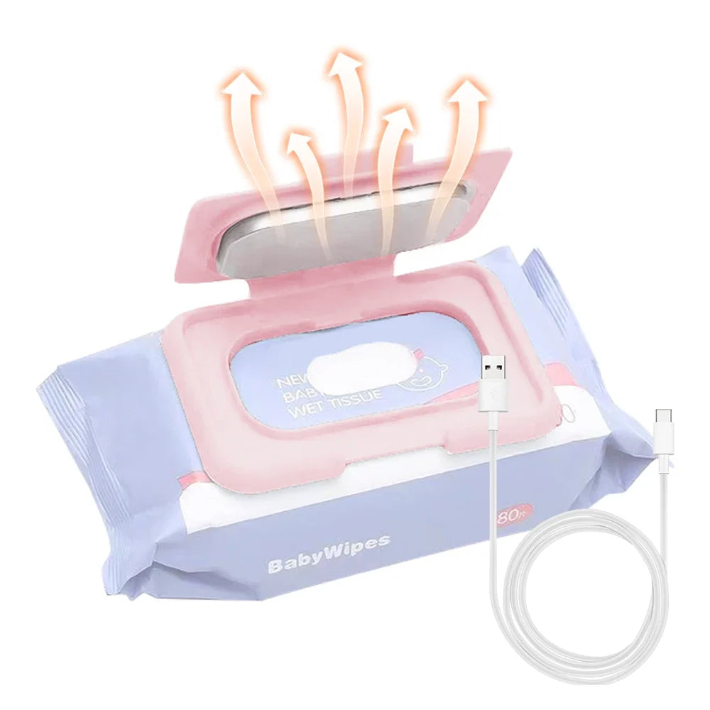 Portable USB Baby Wipe Warmer | Travel-Friendly 5V