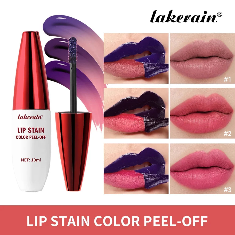 Peel-Off Matte Lip Stain | 24HR Waterproof Long-Lasting Color