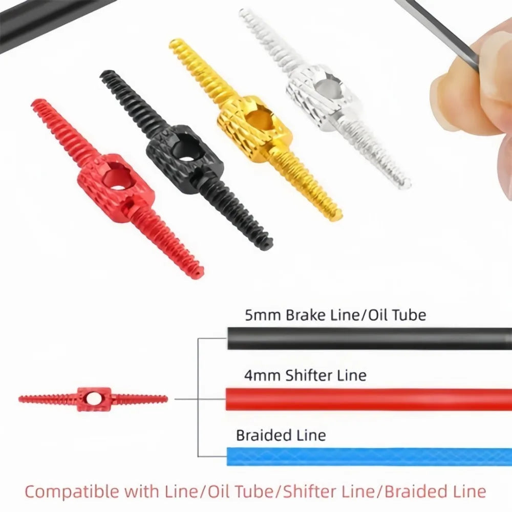Aluminum Alloy Bike Brake Cable Tube Connector – MTB Wiring