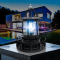 LED Solar Rotating Lighthouse Hardware Iron Electronic Accessories