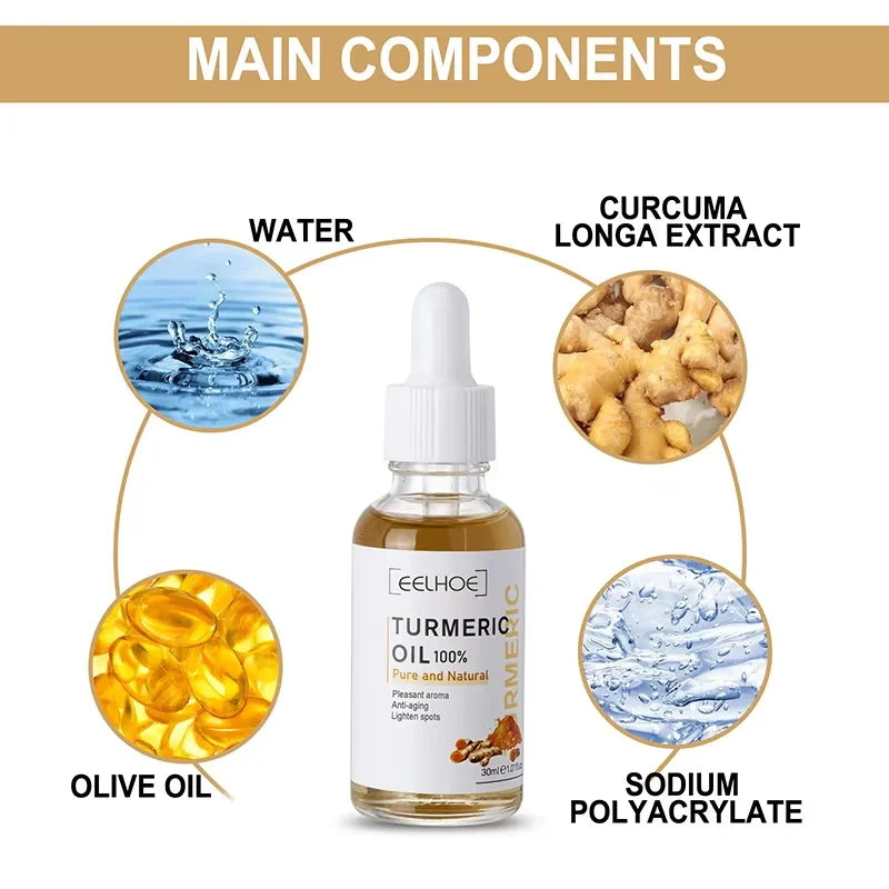 Turmeric Oil Dark Spot Brightening Facial Serum | eelhoe