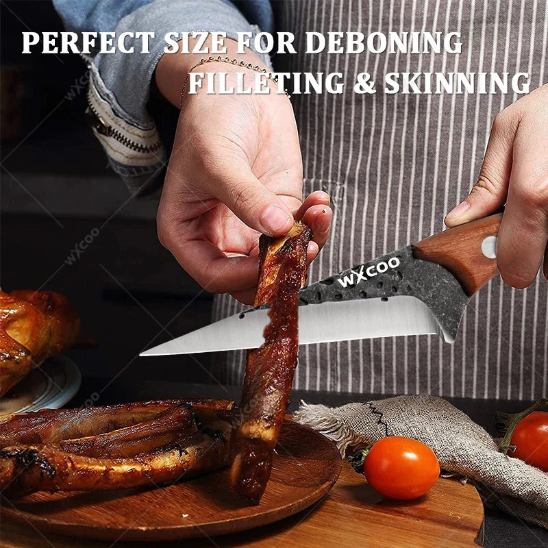 WXCOO Forged Boning Knife – Stainless Steel Butcher Knife