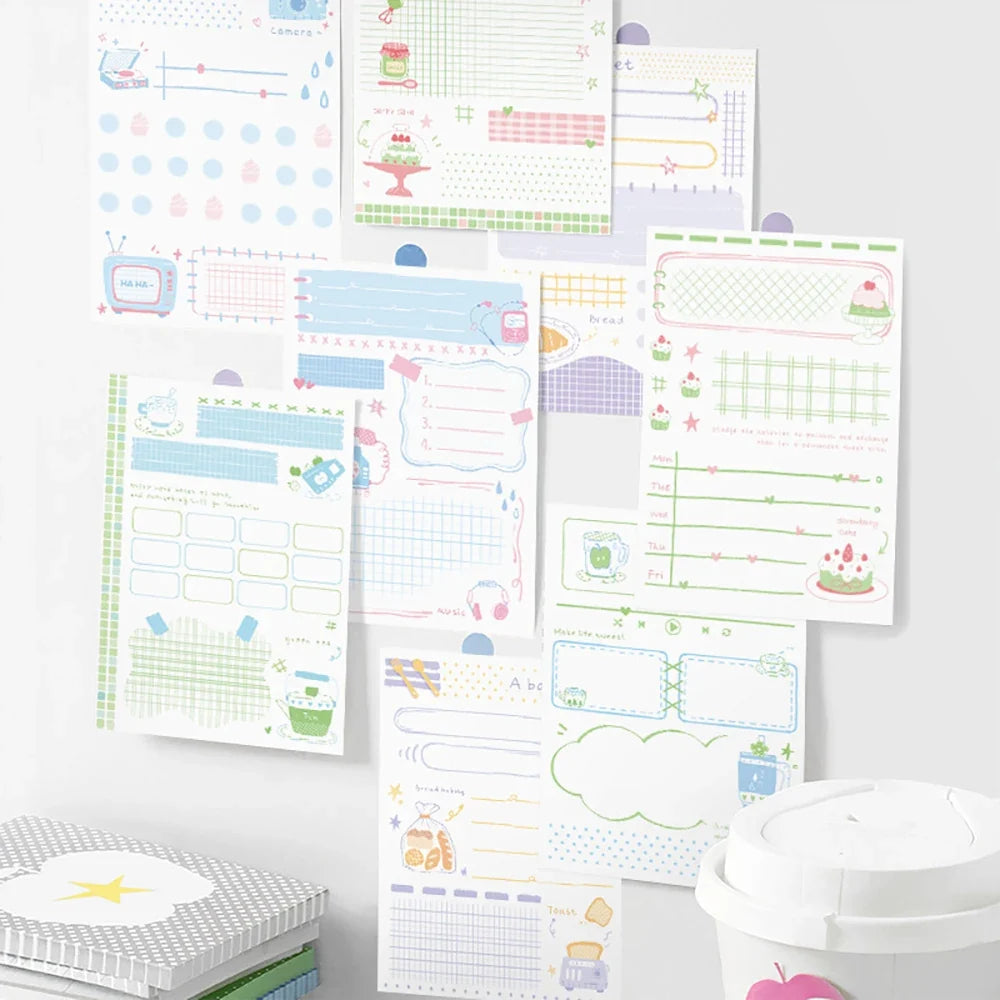 Memo Book Three Liang Sweet Event Series Non Stick Handbook Material