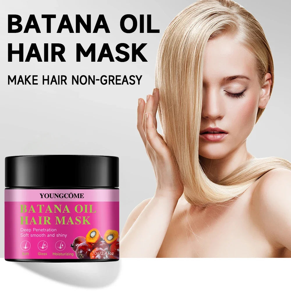 Batana Oil Hair Mask – Deep Hydration & Shine | All Hair Types