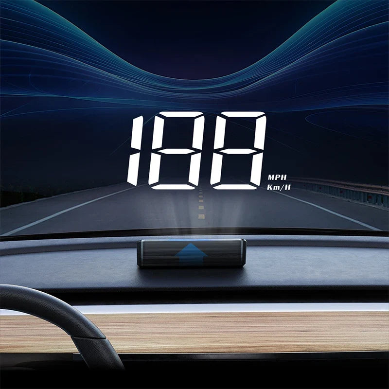 Car Speedometer HUD GPS Head Up Display Digital Speed Meter