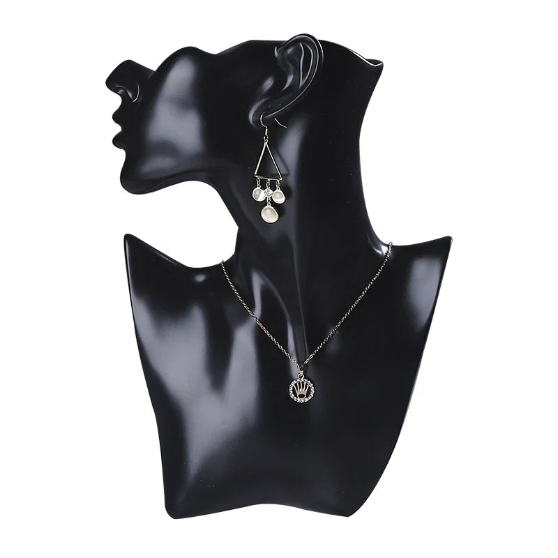 Resin Abstract Bust Mannequin Head Jewelry Display Stand