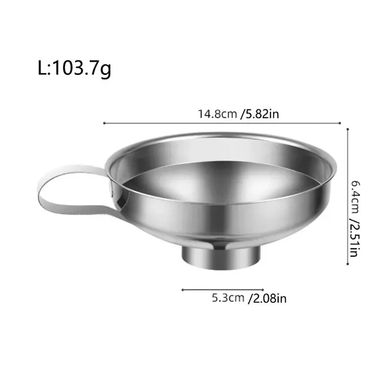 Wide Mouth Canning Funnel – Food-Grade Stainless Steel
