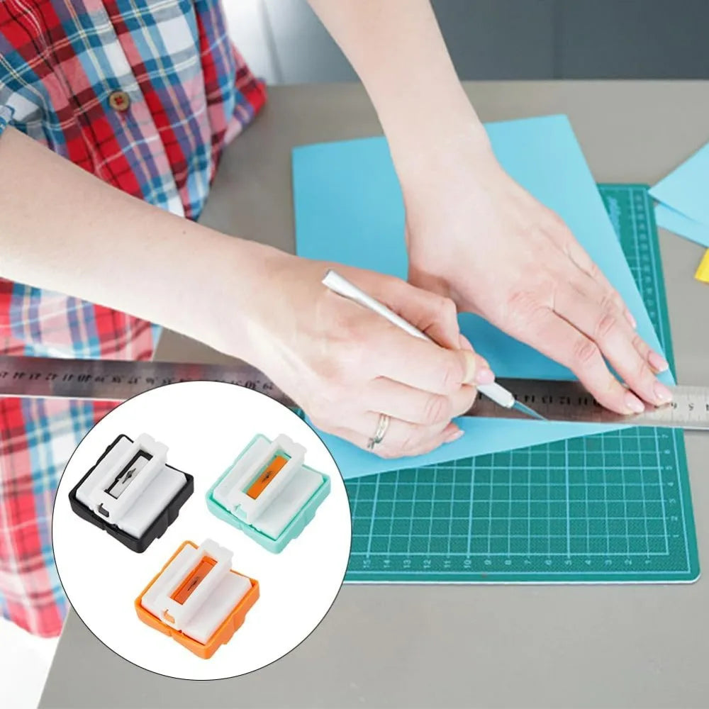 6-Pack Mini Paper Trimmer Replacement Blades – 3 Colors