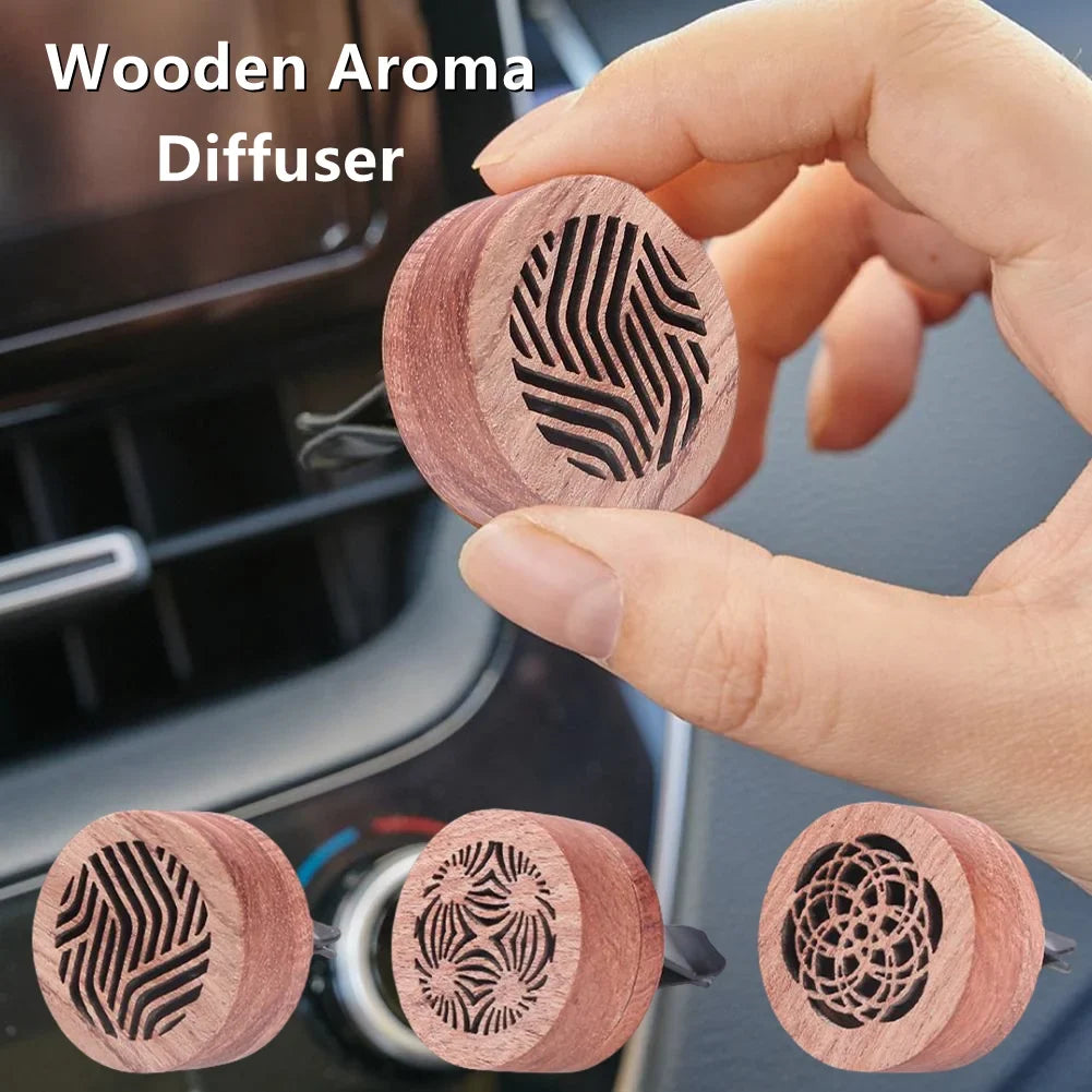 Wooden Car Vent Clip Aromatherapy Diffuser | Air Freshener