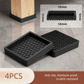 Suction Cup Furniture Coasters Silicone Non Slip Wheel Stoppers Anti
