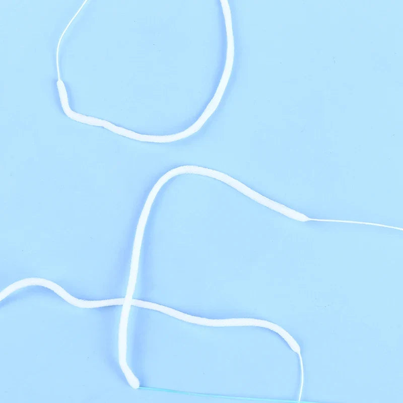 50-Pack Dental Floss Threaders for Braces, Bridges & Implants