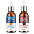 Retinol & Collagen Day Night Serum 2-Pack | Hyaluronic Acid