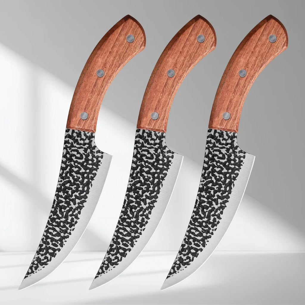 SHENJIU Forged Stainless Steel Boning Knife – 14.5" Butcher
