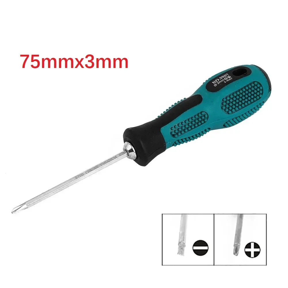 2-in-1 Magnetic Screwdriver – Slotted & Phillips 3×75mm