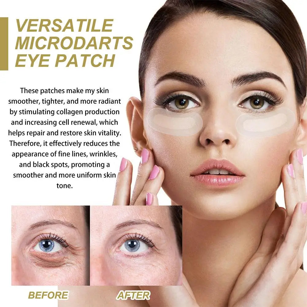 Hyaluronic Acid Microneedle Eye Patches – Under-Eye Gel Pads