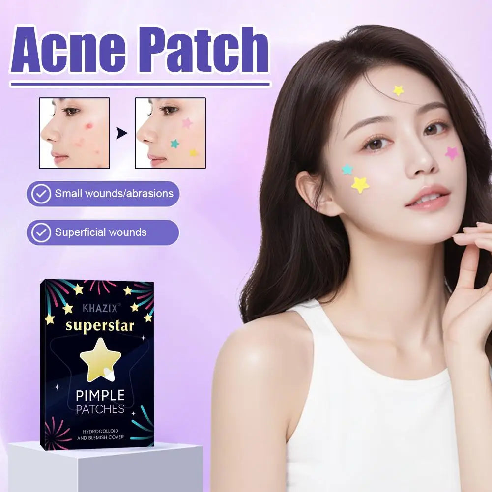 Multi-Color Star Hydrocolloid Acne Patches 240/280 pcs