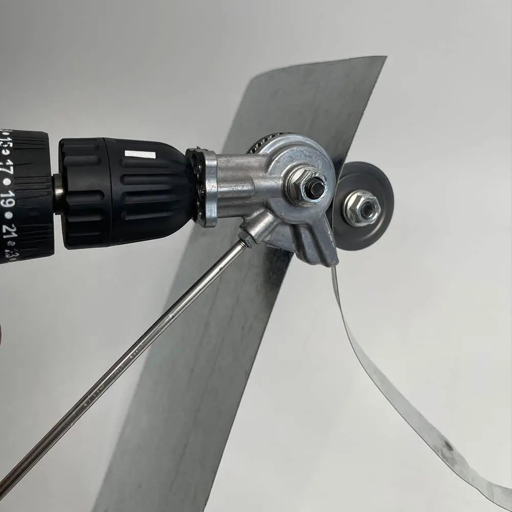 Zimir Double-Head Drill Sheet Metal Cutter Attachment