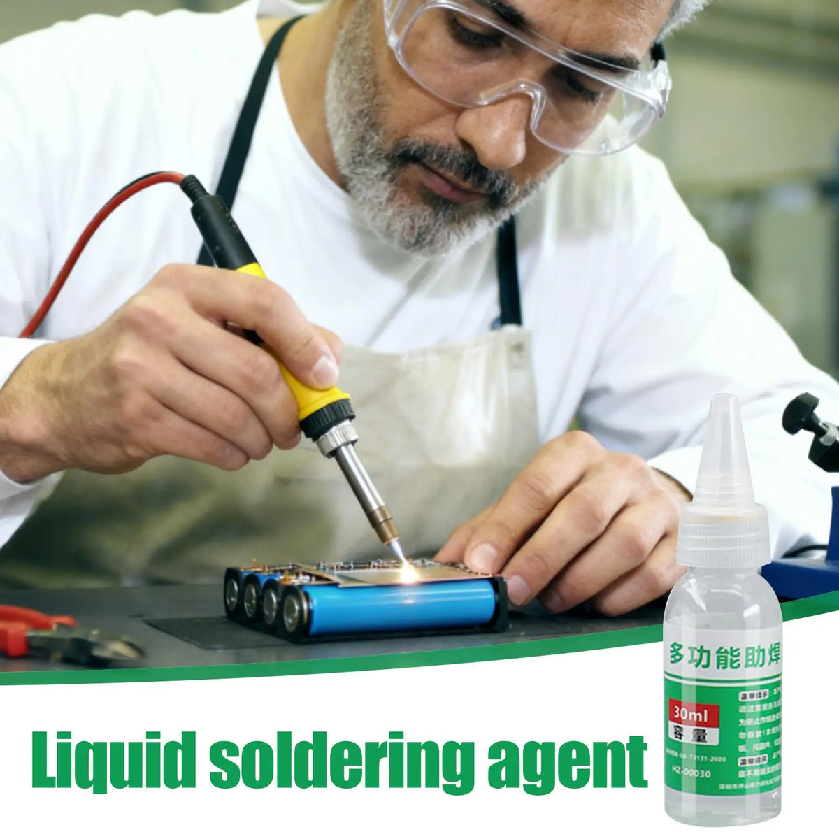 Liquid Soldering Flux 30ml – Rosin Core for Electronics & Metal