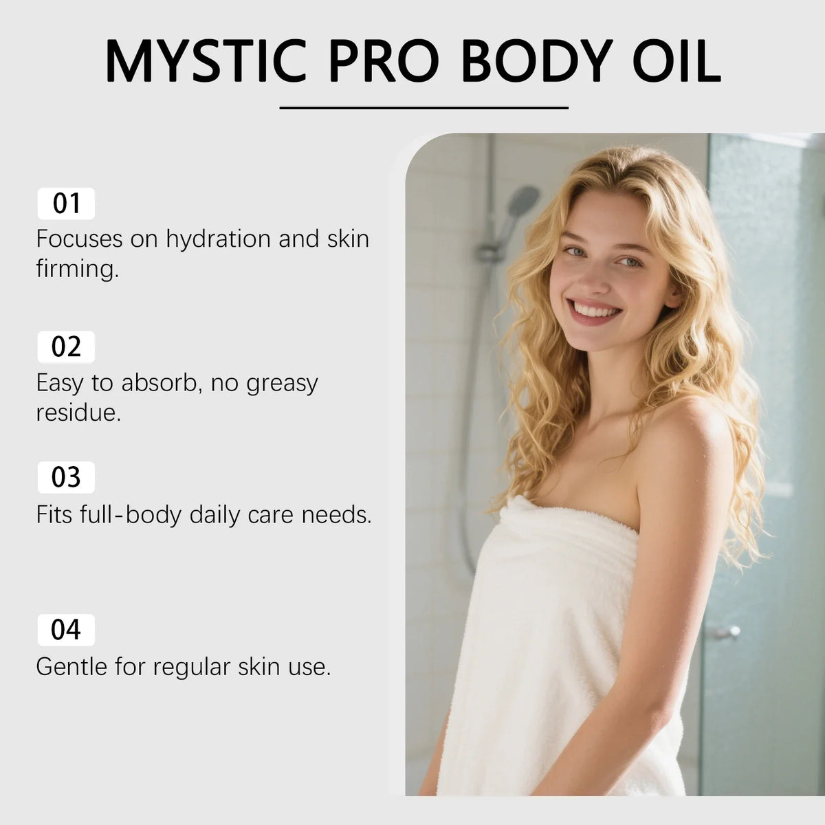 Anti-Aging Body Oil – Firms, Smooths & Nourishes Skin