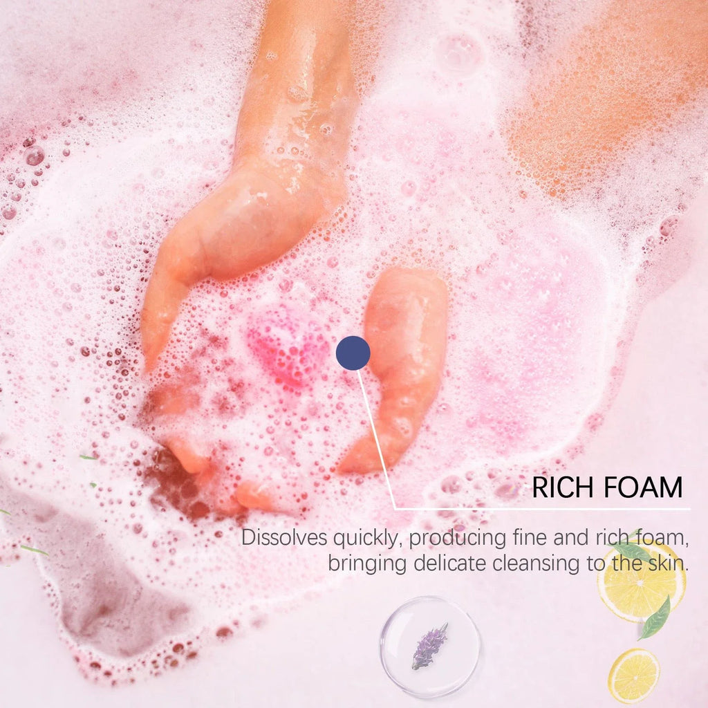 OceAura Rosemary Lavender Bath Bombs – 6-Pack Aromatherapy