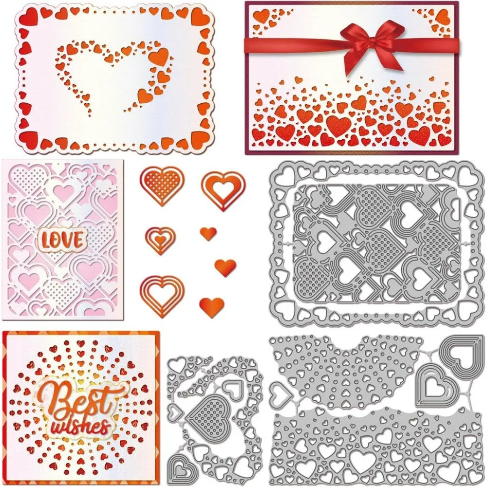 Love Frame Metal Cutting Dies Set – Scrapbooking & Cards