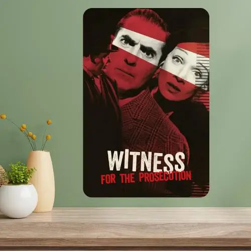 Witness for the Prosecution Classic Movie Metal Poster Sign