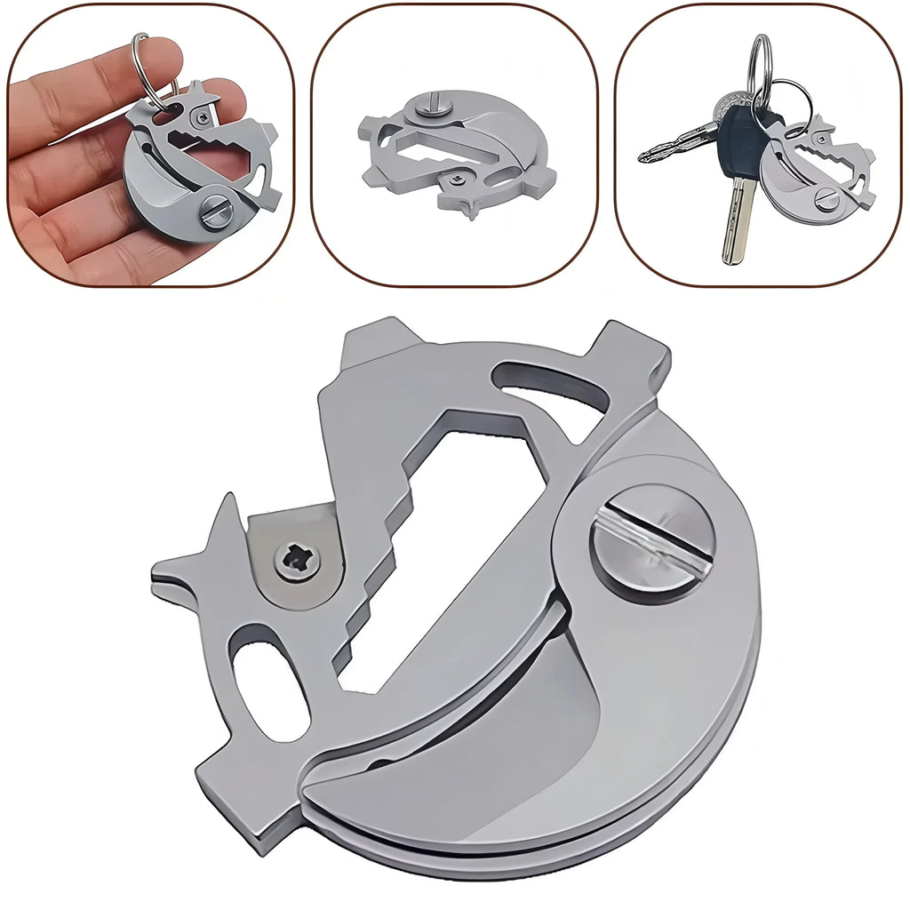 Mini Folding Pocket Knife – Keychain EDC Camping Tool