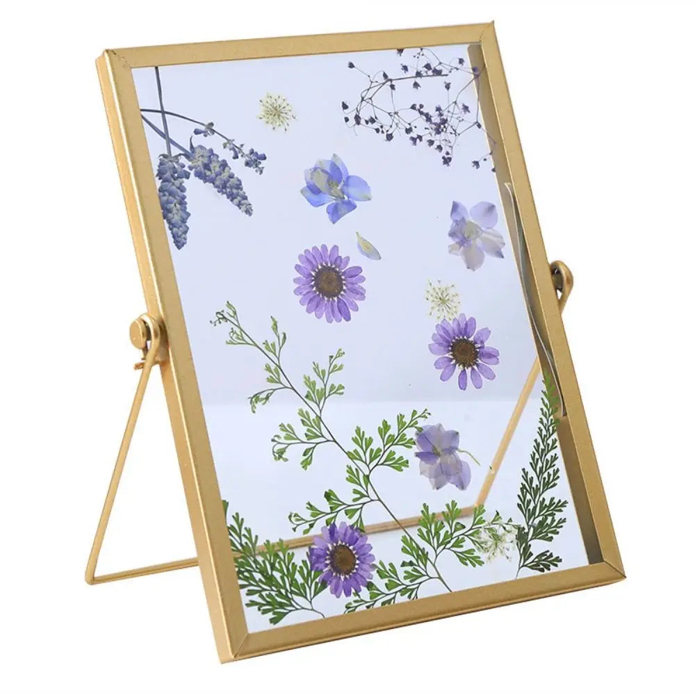 Metal Acrylic Photo Frame 4–10 Inch | Gold & Black Picture Holder