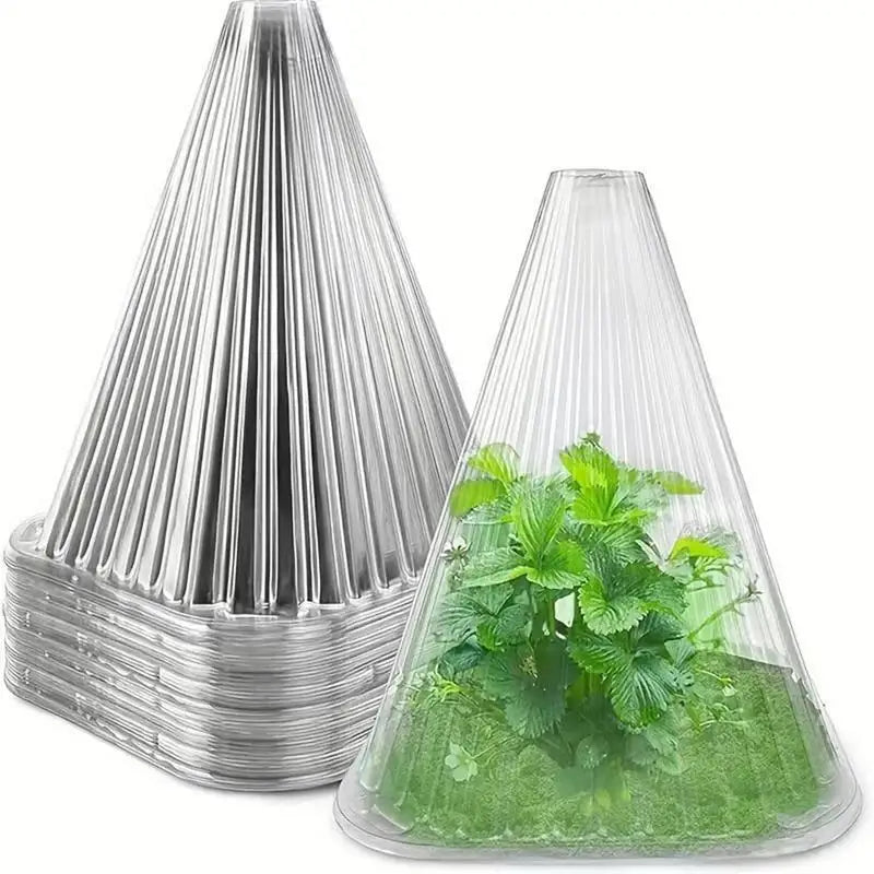 Garden Cloches Transparent Reusable Plant Protector Protective Cover