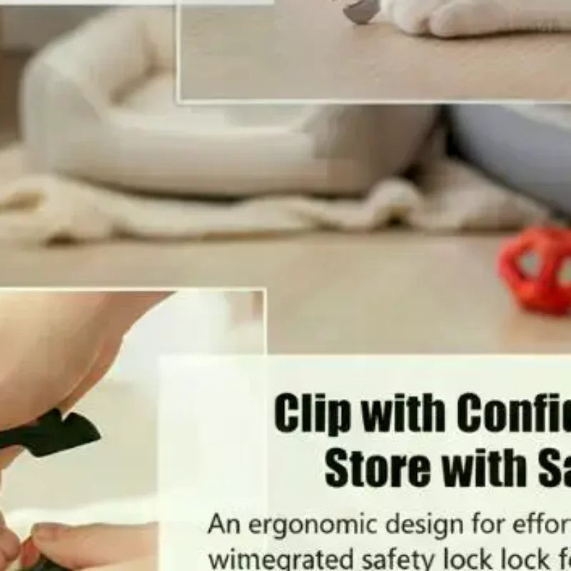 Professional Stainless Steel Pet Nail Clipper – Dogs, Cats & Rabbits