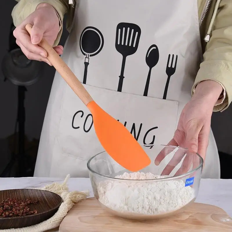 Silicone Baking Scraper – Non-Stick Butter & Chocolate Spatula
