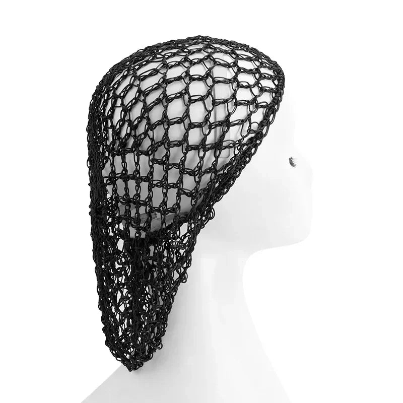 Women's Mesh Crochet Turban Beanie | Sleep Cap & Snood Hat
