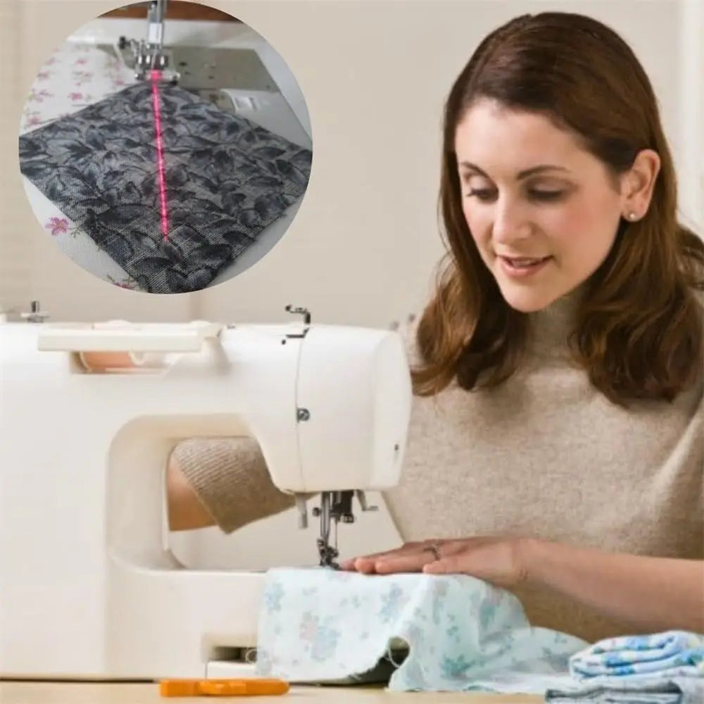 Laser Sewing Guide Light – Dot Line Cross & Magnetic Base USB