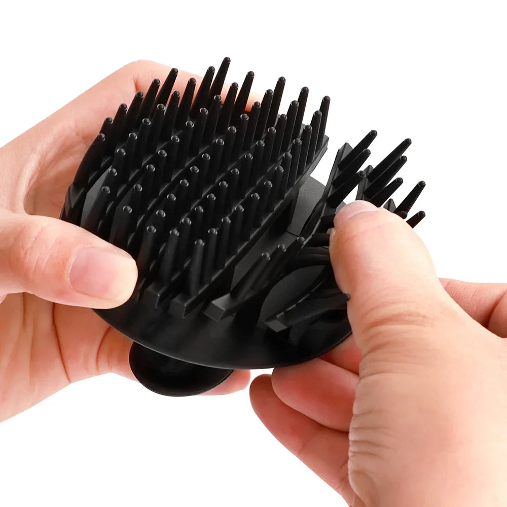 Scalp Exfoliating Shampoo Brush | Ergonomic Scrub Massage Comb