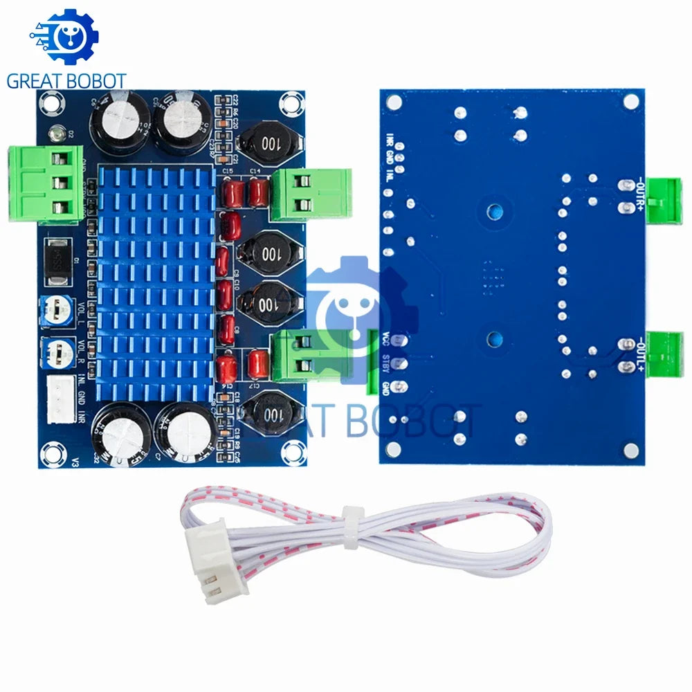TPA3116D2 HIFI Amplifier Board 2×120W XH-M572 DIY Kit