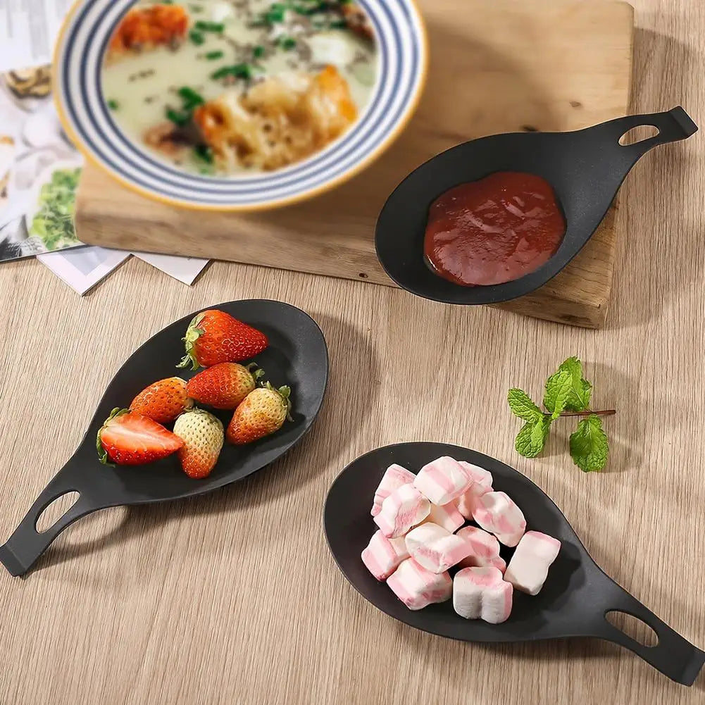 Silicone Spoon Rest & Spatula Holder – Heat-Resistant Kitchen Tray