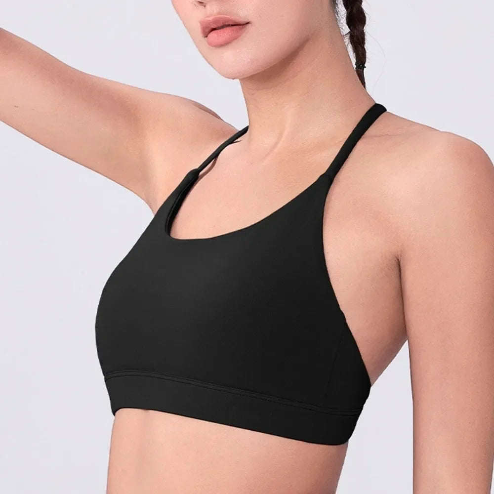 Women's Yoga Sports Bra – Breathable Slim Fit Fitness Bra