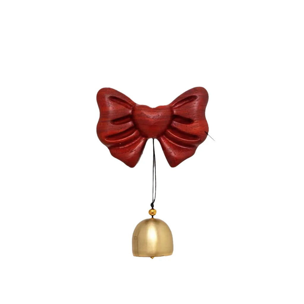 Simple Bow Door-style Wind Chime Copper Bell Reminder Dopamine