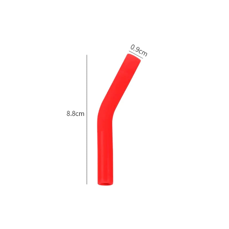 6-Pack Silicone Straw Tip Covers for 9mm Reusable Straws