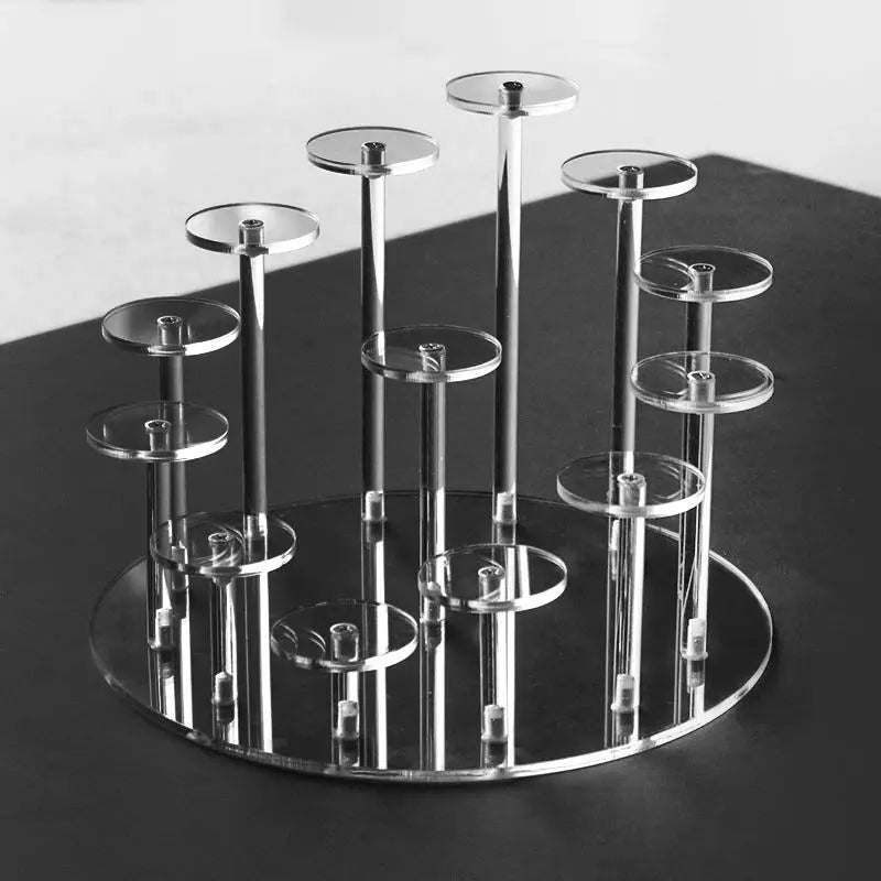 7-Tier Acrylic Step Shelf Display Stand – Cupcakes & Jewelry