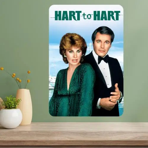 Hart to Hart TV Show Vintage Aluminum Metal Poster Sign